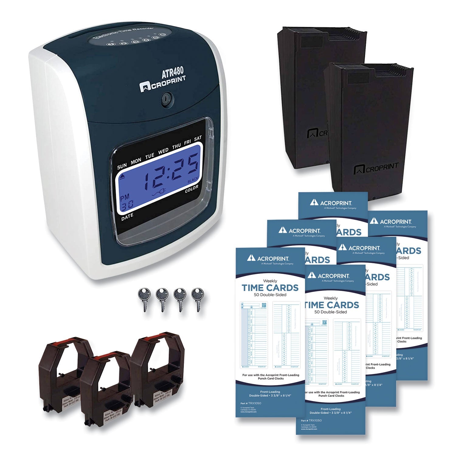 acroprint-time-recorder-atr480-time-clock-and-accessories-bundle-num-acpttb500_1